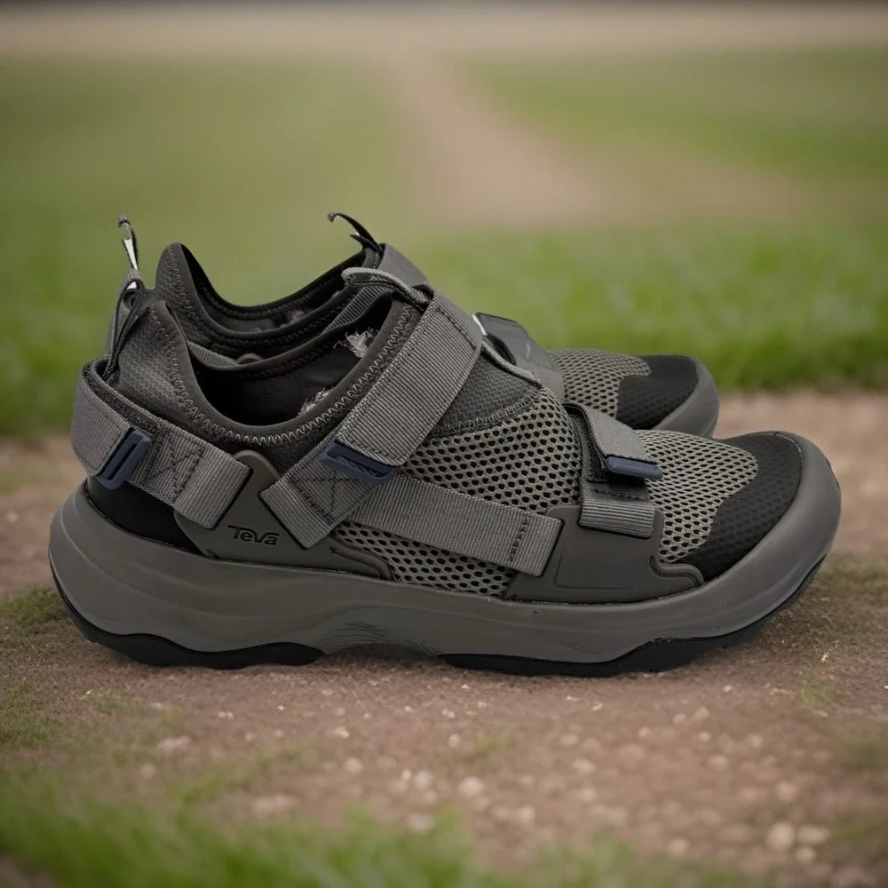 Teva Men's Outflow Universal Water Sandals Gray Shoes 1136311 Size 13